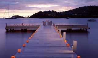 Carlisle Bay, light design by EQ2Light.